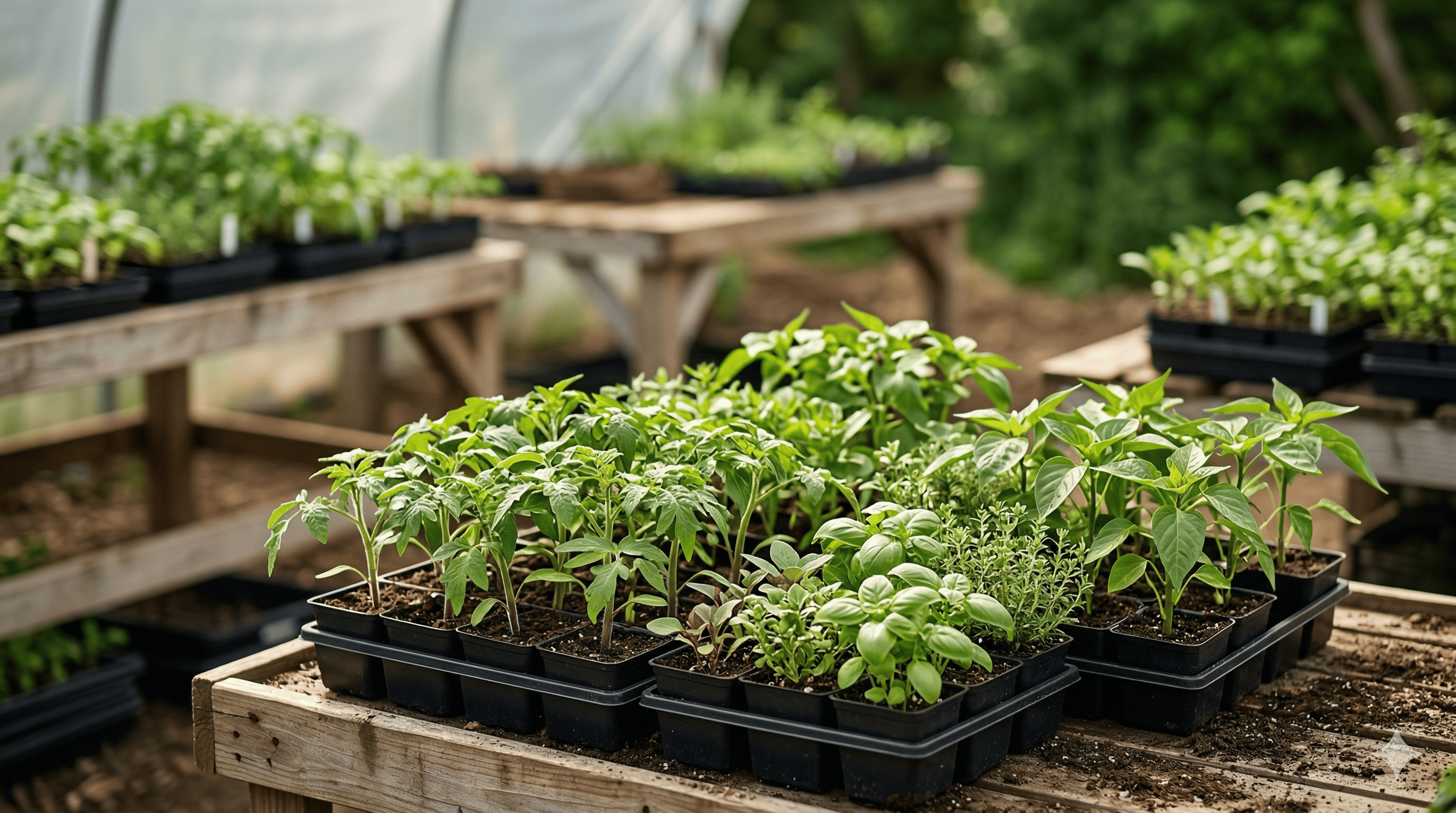 Healthy vegetable seedlings ready for planting in Inland Empire gardens